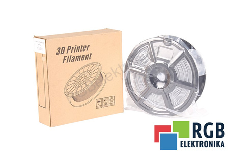 1,75MM METAL FILAMENT 0.5KG ALUMINIUM FLASHFORGE DIMENSIUNEA EXTERIOARĂ A BOBINEI 180MM, DIMENSIUNEA INTERIOARĂ A BOBINEI 50MM, LĂȚIMEA BOBINEI 45MM