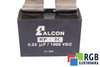 CONDENSATOR KP-3C ALCON 0.22UF, 1000V