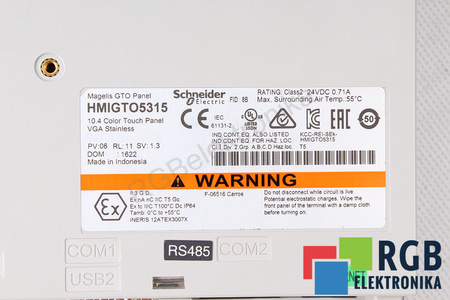 HMIGTO5315 SCHNEIDER ELECTRIC MAGELIS GTO PANEL 10.4 VGA 10.4