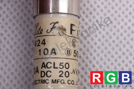 SIGURANŢĂ PC132-424 UTSUNOMIYA ELECTRIC CELLO-LITE 10A, 250VDC, 500VAC, 50KA