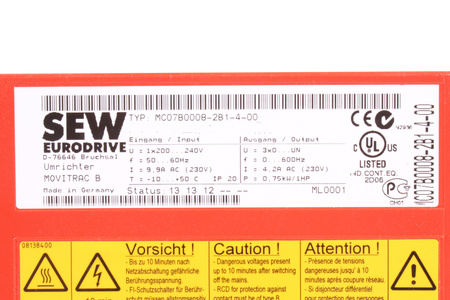 08195544 SEW EURODRIVE 08190828 08195552 08186359 CUTIE