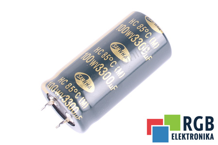 CONDENSATOR 3300UF 100V SANWHA
