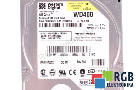 WD400BB-75CLB0 WESTERN DIGITAL WD400
