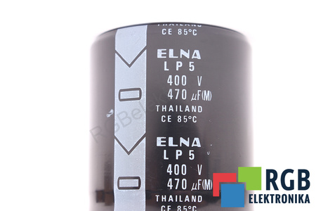 CONDENSATOR 470UF 400VDC LP5 ELNA CONDENSATOR