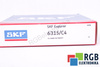 6315/C4 SKF 9000RPM, 5600RPM, 75X160X37 119KN, 76.5KN RULMENT