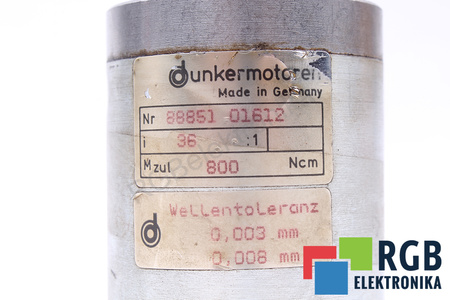 8885101612 DUNKERMOTOREN I=36 CUTIE DE VITEZE