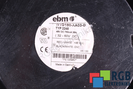 WIG180-AA03-09 EBM PAPST TYP 2248 EVANTAI