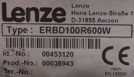 ERBD100R600W LENZE 00453120