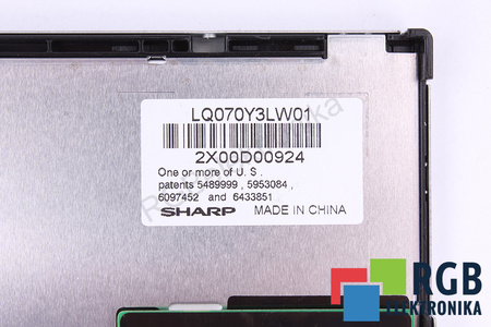 LQ070Y3LW01 SHARP MATRICE LCD