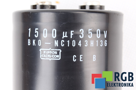 CONDENSATOR BK0-NC1043H136 NIPPON 1500UF, 350V CONDENSATOR