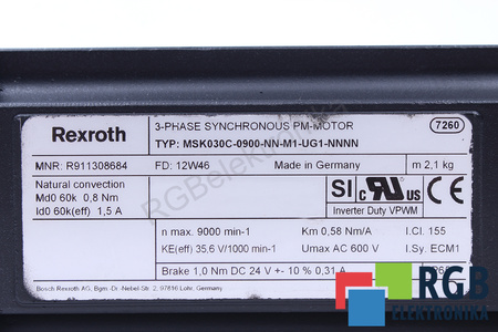 MSK030C-0900-NN-M1-UG1-NNNN BOSCH REXROTH R911308684
