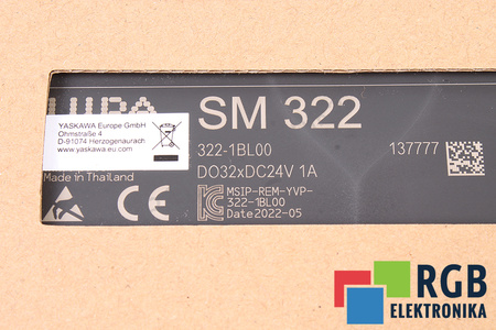 322-1BL00 YASKAWA VIPA SM322 ECHIVALENT 6ES7322-1BL00-0AA0