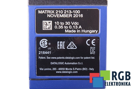 210213-100 DATALOGIC MATRIX