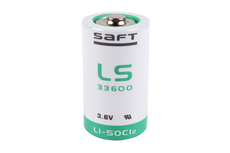 LS33600/STD SAFT D 17000MAH, 3.6V, 33.3X61.3MM BATERIE