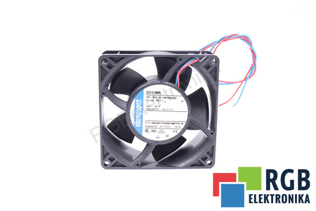 3312NNR EBM PAPST 90X90X32MM, 12V, 0.15A EVANTAI