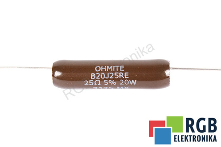 REZISTENȚĂ B20J25RE OHMITE 25 OHM