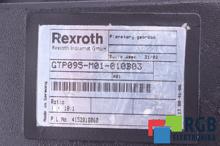 GTP095-M01-010B03 BOSCH REXROTH CUTIE DE VITEZE