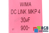 CONDENSATOR DCMKP4-30U/900 WIMA 30UF, 900V, DC, LINK, MKP4