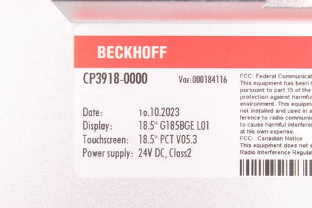 CP3918-0000 BECKHOFF