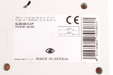 CLS6-C6/2-DP EATON 270383 DISJUNCTOR