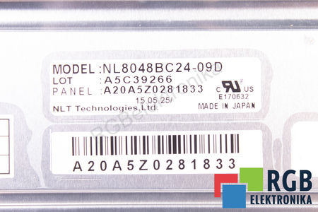 NL8048BC24-09D NLT TECHNOLOGIES MATRICE LCD