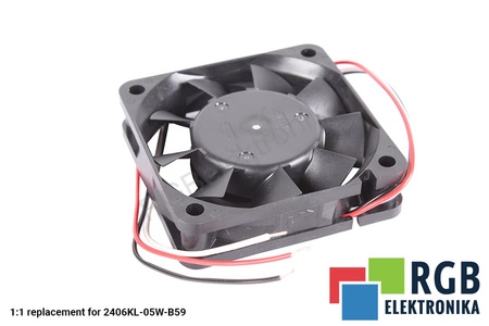 06015KA-24N-AL NMB TECHNOLOGIES ÎNLOCUITOR A90L-0001-0506#105 2406KL-05W-B59 60X60X15MM, 24V, 0.13A EVANTAI
