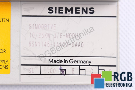 OSŁONA 6SN1145-1AA00-0AA0 SIEMENS 462008.005 PARTEA DIN FAȚĂ A CUTIEI