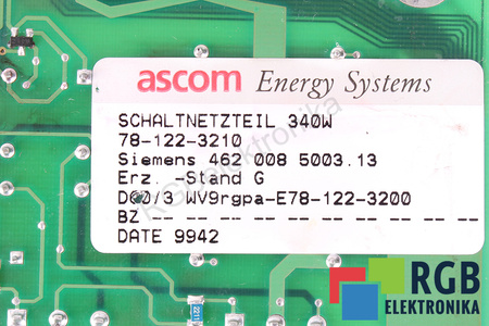 78-122-3210 ASCOM 4620085003.13 PENTRU PIESE