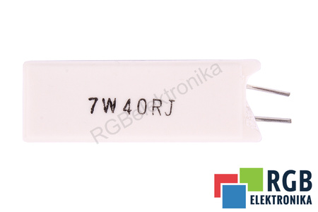 REZISTENȚĂ RES-40-OHM-7W-12-9-38 40OHM