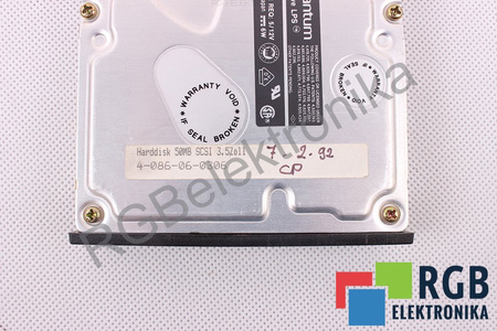 4-086-06-0306 QUANTUM 50MB SCSI 3.5ZOLL POWER REQ: 5/12V 6W PRODRIVE LPS