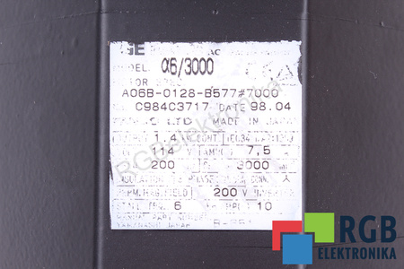 A06B-0128-B577#7000 FANUC STATOR