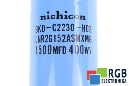 CONDENSATOR BK0-C2230-H03 NICHICON 1500UF, 400V CONDENSATOR