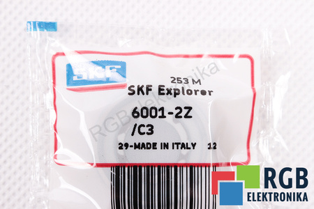6001-2Z/C3 SKF 60000RPM, 30000RPM 12X28X8 2.36KN, 5.4KN RULMENT