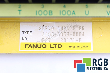 A06B-6058-H004 FANUC SERVO AMPLIFIER