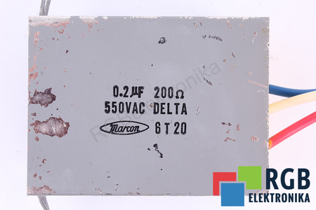 0.2UF 200 OHM 550VAC MARCON FILTRU