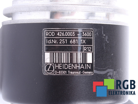 ROD426.0003-3600 HEIDENHAIN ID.NR.251681-1X CODER
