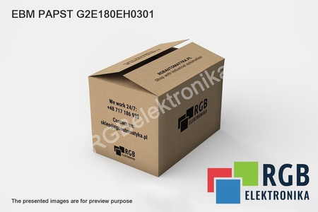 G2E180EH0301 EBM PAPST G2E180-EH03-01 230V, 261MM, 125MM, 283MM EVANTAI