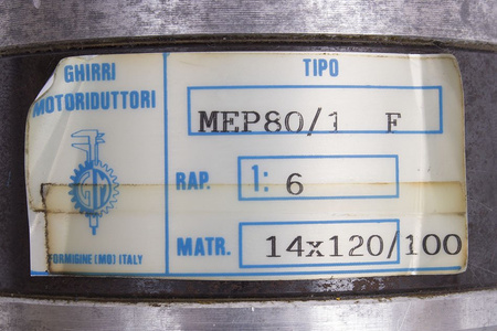 MEP80/1 F GHIRRI MOTORIDUTTORI CUTIE DE VITEZE