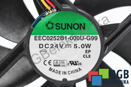 EEC0252B1-000U-G99 SUNON 120X120X25, 24V EVANTAI