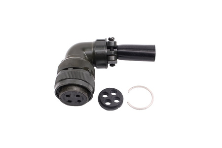 A06B-6079-K815#E RP EUMAX PENTRU AIS, AIF FANUC 4 PIN MUFĂ FEMELĂ UNGHIULARĂ