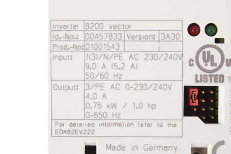 E82EV751_2C LENZE 8200 VECTOR