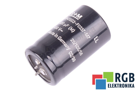 CONDENSATOR B43503-F0337-M7 S+M 330UF, 400V CONDENSATOR