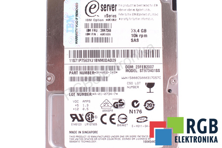 ST973401SS SEAGATE 73GB 2.5"