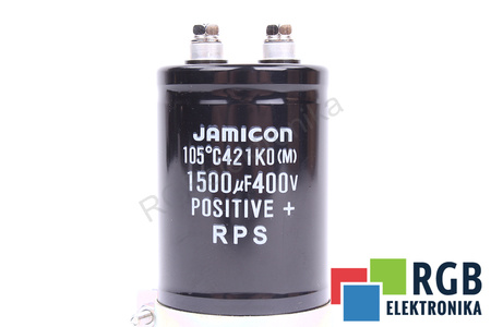 CONDENSATOR RPS152M2GV90M JAMICON 1500UF, 400V