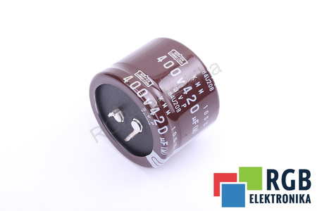 CONDENSATOR 420UF 400V NIPPON CONDENSATOR