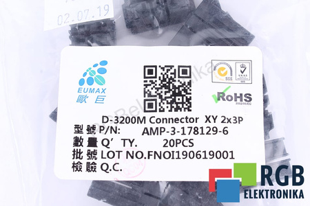 3-178129-6 EUMAX AMP-3-178129-6  PENTRU BI FANUC D-3200M 6PIN CARCASA MUFĂ ÎNLOCUITOR