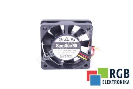 109P0612S701 SANYO DENKI 60X60X15MM, 12V, 0.15A EVANTAI