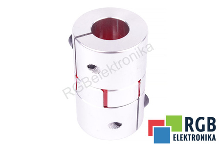 YH10-40-14-20-66 D=40MM D1/D2=14MM/20MM L=66MM ALUMINIUM CUPLAJ FLEXIBIL CU FĂLCI