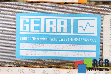 BV60040452002700 GETRA 346VA TRANSFORMATOR