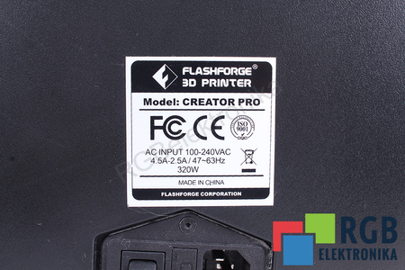 3D CREATOR PRO FLASHFORGE DRUKARKA 3D